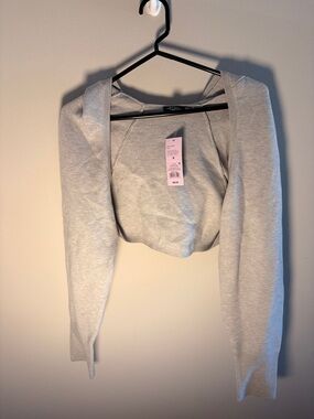 wild fable Light Gray Cropped Bolero Shrug